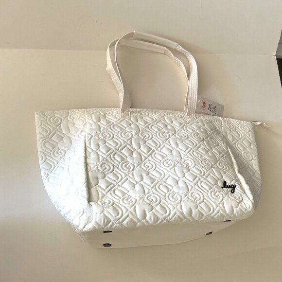 Lug Avion Love Carry-All Tote Bag White - Picture 6 of 12